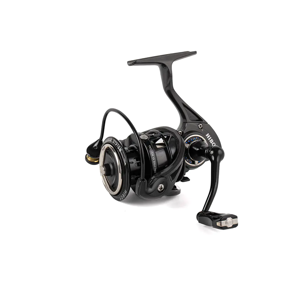 What are the main components of a fishing reel and what are their functions?